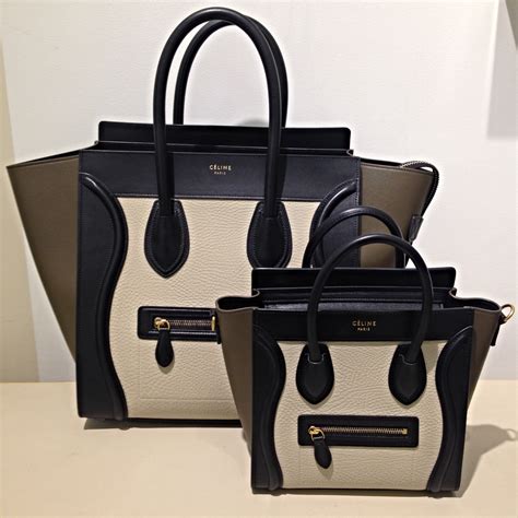 celine luggage mini vs birkin|celine luggage bag.